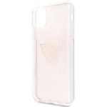 Husa de protectie, Guess Glitter Triangle, iPhone 11 Pro Max, Roz, Guess