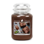 Lumânare parfumată în recipient de sticlă Goose Creek Homemade Brownies, 150 ore de ardere