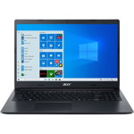 Laptop Acer 15.6'' Aspire 3 A315-23G, FHD, Procesor AMD Ryzen™ 5 3500U (4M Cache, up to 3.70 GHz), 8GB DDR4, 256GB SSD, Radeon 625, Win 10 Home, Charcoal Black
