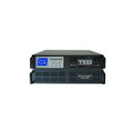 UPS 3000VA / 3000W rackabil 2U + cabinet 2U Online 2 schuko + 3 IEC include 6 x 12V 9 1A TED UPS Expert A0113700