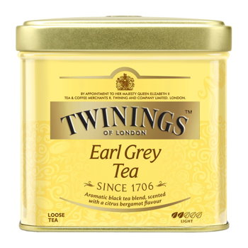 Ceai Negru Earl Grey Cutie Metal Twinings 100g