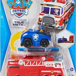 Masinuta Paw Patrol True Metal - Camion de pompieri cu figurina metalica, Spin Master