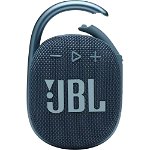 Boxa portabila JBL Clip 4, Bluetooth, IP67, 10H, Albastru