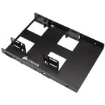 Adaptor SSD/HDD 2.5" la 3.5" Corsair Bracket CSSD-BRKT2 Aluminiu Suruburi pentru montare incluse