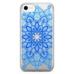Bjornberry Shell Hybrid iPhone 7 - Albastru Mandala, 