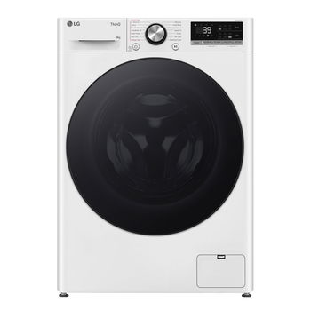 Masina de spalat rufe frontala slim LG F2WR709S2W, Steam, Wi-Fi, 9 kg, 1200rpm, Clasa A, alb