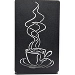 Suport de carte Cafea, Otel, 180 x 110 mm, Negru, SCUT PROTECTION SRL