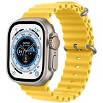 Accesoriu smartwatch Icon Pro compatibila cu Apple Watch 4/5/6/7/8/SE/Ultra 42/44/45/49mm Yellow, TECH-PROTECT
