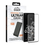 Folie Eiger Sticla + Ultra 3D Case Friendly compatibila cu Samsung Galaxy S20 Ultra, Clear Black, Eiger