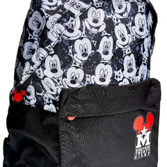 Rucsac gimnaziu 1 compartiment, 1 buzunar 42x30x14 cm Mickey, Litera