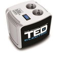 Stabilizator retea maxim 500VA-AVR, TED Electric, TED500, Negru