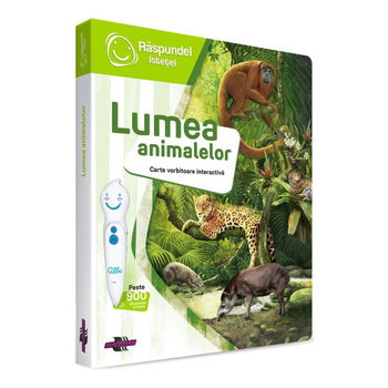 Carte interactiva, Lumea Animalelor, Raspundel Istetel