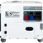 Generator De Curent 7.5 Kw Diesel - Heavy Duty - Insonorizat - Konner & Sohnen - Ks-9200de-1/3-hd-atsr-silent, Konner & Sohnen