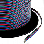 Cablu banda LED RGB, 4 fire, rola 100m, SPN