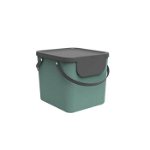 Cos colectare selectiva verde inchis Rotho Albula 40 L, Rotho