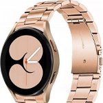 Bratara Tech-Protect Tech-protect inoxidabil Samsung Galaxy Watch 4 40/42/44/46mm Blush Gold, Tech-Protect