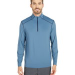 Imbracaminte Barbati The Normal Brand Seamed Performance 14 Zip Pullover Mineral Blue, The Normal Brand