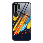 Husa de protectie, Color Tempered Glass Pattern 5, iPhone 7/8/SE 2, Multicolor, OEM