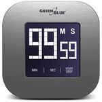 46005 Digital kitchen timer Silver, GREENBLUE