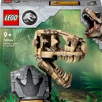 LEGO Jurassic World: Fosile de dinozaur - Craniu de T-Rex 76964, 9 ani+, 577 piese