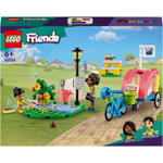 LEGO® Friends: Bicicleta pentru salvarea cainilor 41738, 125 piese, Multicolor, LEGO