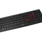 Tastatura neagra Sony Vaio VPC CB layout UK fara rama enter mare
