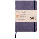 Notebook cu copertă moale din piele Cuirise, A5, Clairefontaine, 72 file, Cooper, Clairefontaine