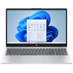 Laptop HP OmniBook 15-fn0019nn cu procesor AMD Ryzen™ AI 5 330 pana la 4.5GHz, 15.6", Full HD, 24GB DDR5 RAM, 512GB SSD, AMD Radeon™ 820M, Windows 11 Home, Glacier Silver