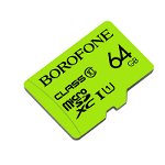 Card de memorie Borofone, HC UHS-I Class10 Micro-SD, 64 GB, Lime, Borofone