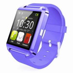 Smartwatch techstar® u8, bluetooth, 1.54inch lcd, butoane capacitative, purpuriu