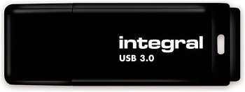 Memorie USB Integral Black 128GB USB 3.0, Snap-on cap design, Integral