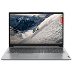 15.6'' IdeaPad 1 15AMN7, HD, Procesor AMD Athlon Gold 7220U (4M Cache, up to 3.7 GHz), 8GB DDR5, 256GB SSD, Radeon 610M, No OS, Cloud Grey, Lenovo