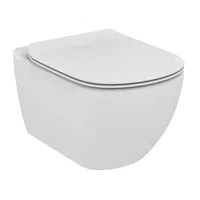 Set vas wc suspendat Ideal Standard Tesi Aquablade cu capac slim