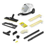 Aparat de curatat cu aburi Karcher Steam Cleaner SC 4 EasyFix Plus 1.512-640.0, 2000 W, 3.5 bari, Rezervor 0.8 l Alb/Negru