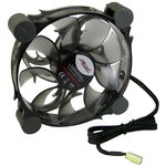 Inter-Tech CobaNitrox Xtended R-120-G 120mm Grey LED Fan