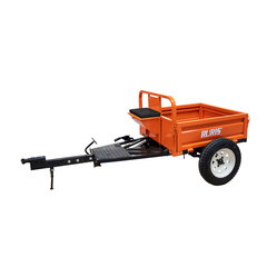 Remorca motocultor Ruris 450S, capacitate incarcare 450 kg, basculare manuala, Ruris