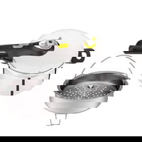 Tefal Oala sub presiune Tefal Secure 5 Neo P2530738, 6L, 2 setari programabile, 5 dispozitive de siguranta, Tefal