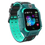 Ceas Smartwatch Pentru Copii Xkids XK15 cu Functie Telefon, Apel monitorizare, Camera, Alarma, SOS, Incarcare magnetica, Verde, XK Fitness