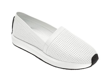 Pantofi FLAVIA PASSINI albi, 0856013, din piele naturala