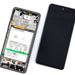 Display Samsung Galaxy A53 5G A536 cu Rama si Baterie Display Original Service Pack Black Negru, Samsung