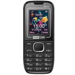 Telefon mobil Maxcom MM135 Light, Dual SIM, Black-Blue