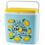 Lada frigorifica ATLANTIC Lemons, 30 litri, Pasiv, Racire, fara BPA, Multicolor, Atlantic