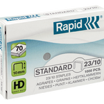 Capse Rapid Standard, 23/10, 40-70 coli, 1000 buc/cutie, RAPID