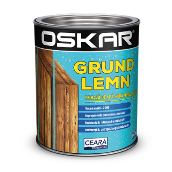 Grund pentru lemn pe baza de apa, Oskar, incolor, 2.5 L, oskar