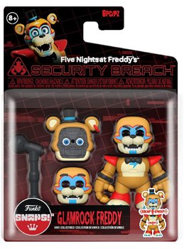 Snaps Five Nights At Freddys Security Breach Glamrock Freddy Playset 8cm 
