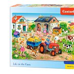 Puzzle 40 Piese Maxi - Life on the farm - Castorland, Castorland