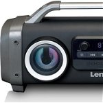 Boxa Portabila LENCO SPR-100BK, 25W, Bluetooth, Radio FM, MicroSD, Waterproof, Negru, Lenco