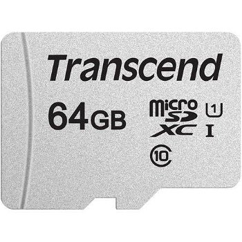 microSDXC USD300S 64GB CL10 UHS-I Up to 95MB/S, Transcend