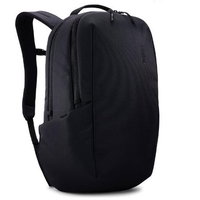 Rucsac Thule Subterra, 21 l, pentru notebook de max. 15.6 inch, 1 compartiment, buzunar frontal, buzunar lateral x 2, waterproof, nylon, Black