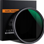 Filtru K&F Filtru ND 67mm REGLABIL Gri FADER ND8-ND2000 KF () - 101383, K&F